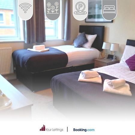 Modern 6 Bedroom Contractor House By Your Lettings Short Lets & Serviced Accommodation Peterborough With Free Wifi Hampton Dış mekan fotoğraf